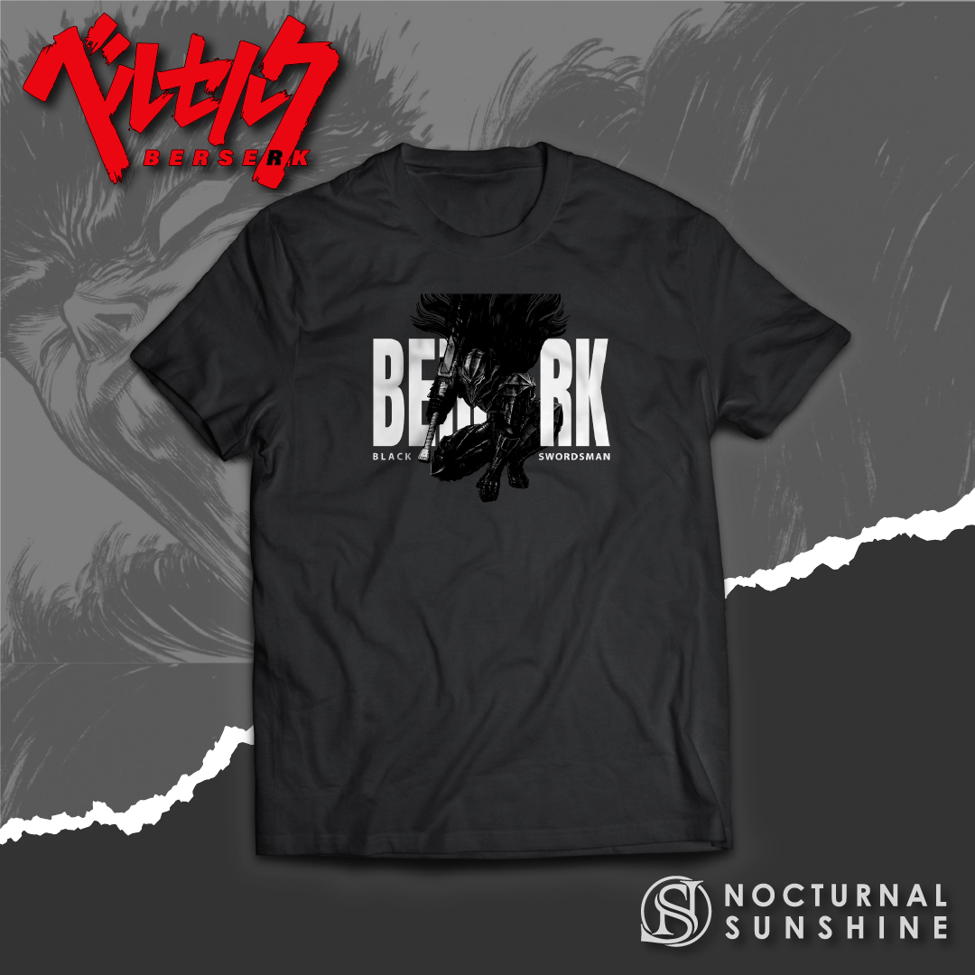 Black Swordsman  Berserk  Anime  T-shirt