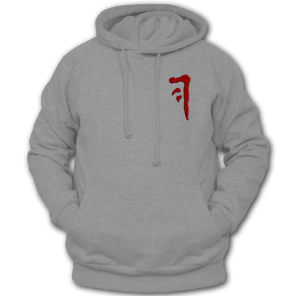 Supernatural inspired gray hoodie with graphic design