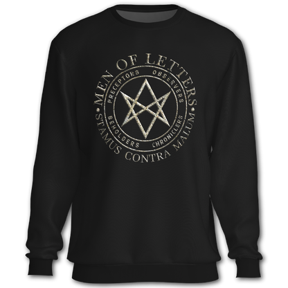 Supernatural inspired black sweatshirt with graphic design
