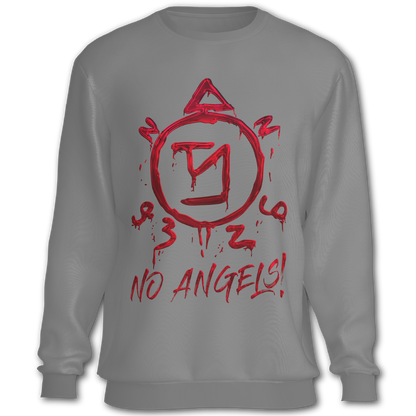 Supernatural inspired gray sweatshirt with graphic design