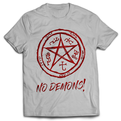 Supernatural inspired gray t-shirt with graphic design